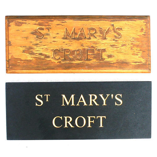 Granite Name Plate