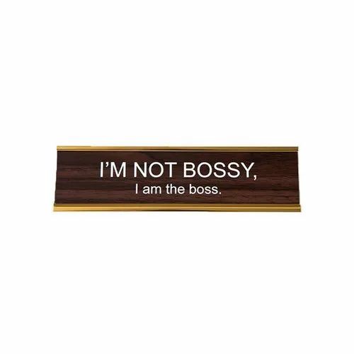 Desk Name Plate