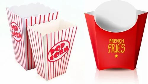 Popcorn and French Fries Boxes
