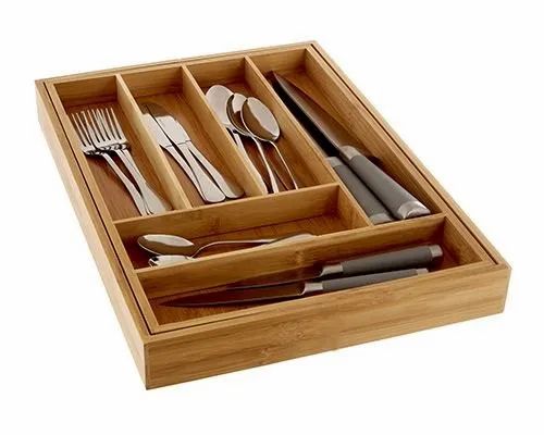 Wooden Cutlery Tray
