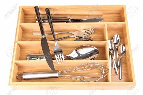 Wooden Cutlery Box
