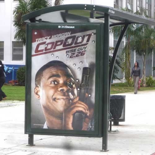 Bus Shelter Advertisement