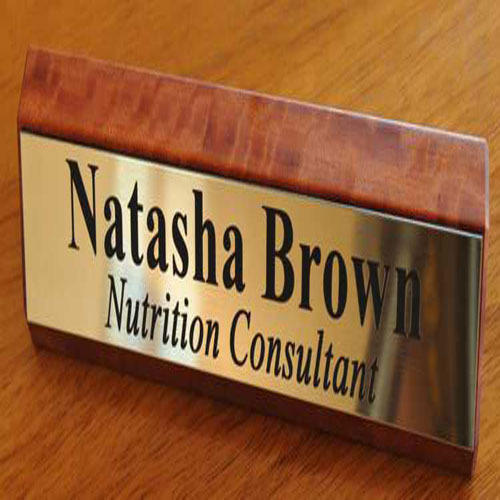 Name Plate Printing