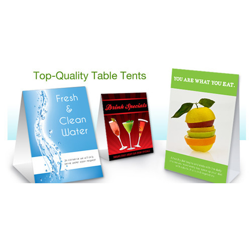 Tent Card Printing Service