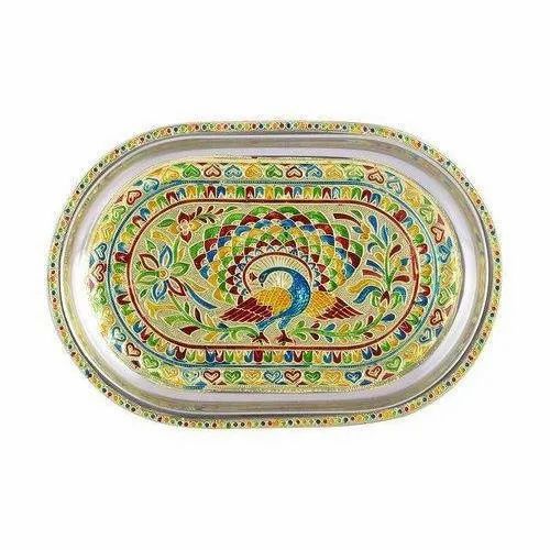 Meenakari Serving Tray