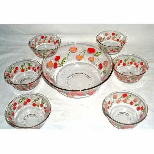 Glass Pudding Set