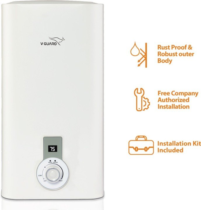 V-Guard 10 L Storage Geyser (Victo Plus 10, White)