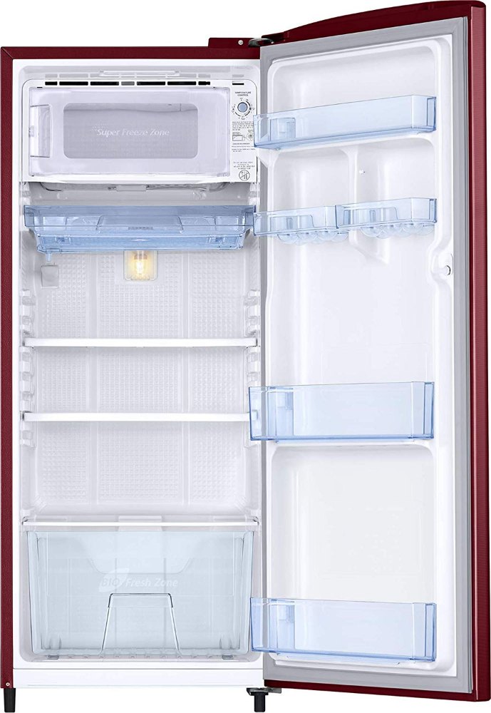 Samsung 192 L 2 Star Direct Cool Single Door Refrigerator (RR19N1Y12RZ-HL, Tender Lily Red)