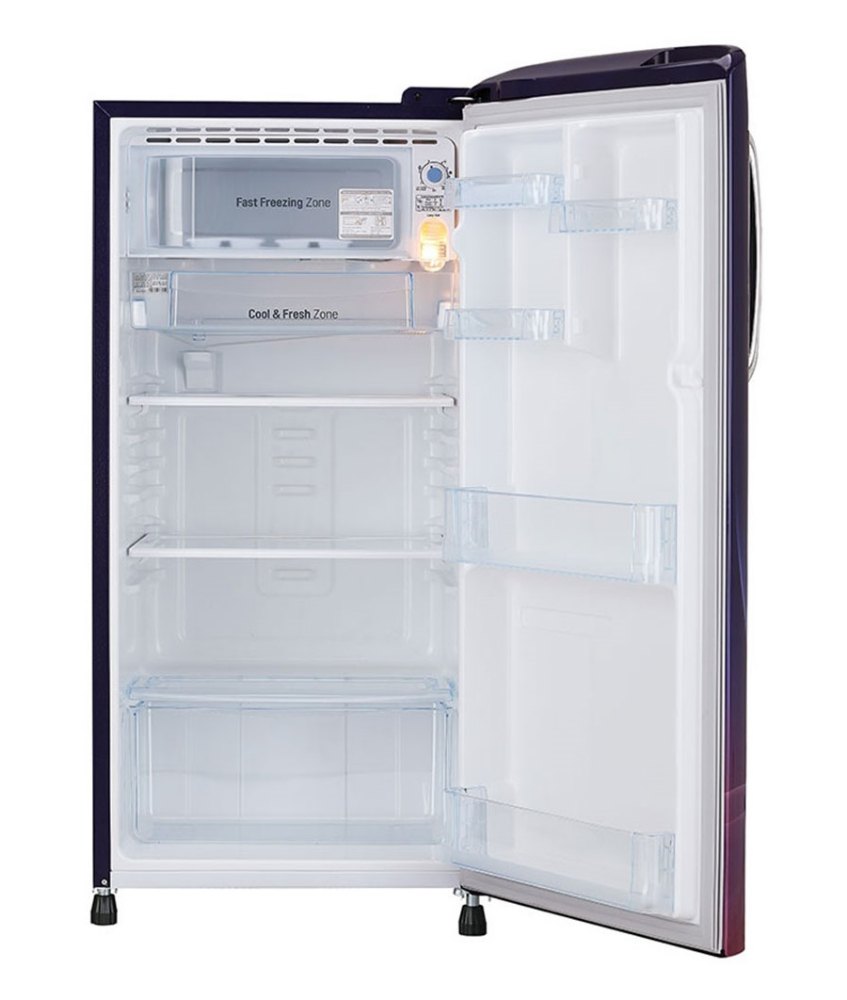 LG 190 L 4 Star Direct Cool Single Door Refrigerator (GL-B201ASPX, Scarlet Plumeria)