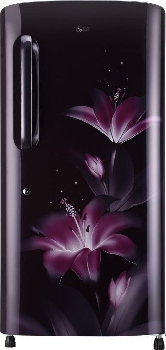 LG 215 L 5 Star Direct Cool Single Door Refrigerator (GL-B221APGY, Purple Glow)