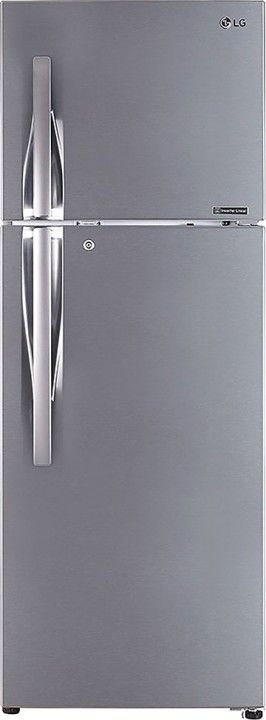 LG 260 L 3 Star Frost Free Double Door Refrigerator (GL-N292RDSY, Dazzle Steel)