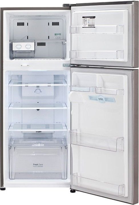 LG 260 L 4 Star Frost Free Double Door Refrigerator (GL-I292RPZL, Shiny Steel)