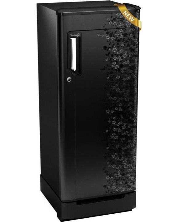 Whirlpool 190 L 3 Star Single Door Refrigerator (205 Icemagic Powercool ROY, Midnight Bloom)