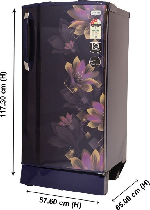 Godrej 190 L 3 Star Direct Cool Single Door Refrigerator (RD 1903 PM 3.2 NBL PRP, Noble Purple)
