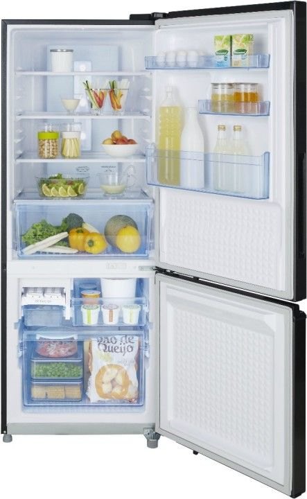 Panasonic 296 L 2 Star Frost Free Double Door Refrigerator (NR-BR307RKX1, Black)