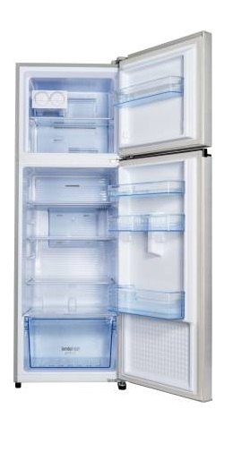 Panasonic 305 L 3 Star Frost Free Double Door Refrigerator (NR-FBG31VSS3, Shining Silver)