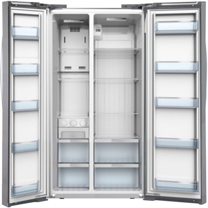 Panasonic 584 L Frost Free Side by Side Refrigerator (NR-BS60MSX1, Stainless Steel)