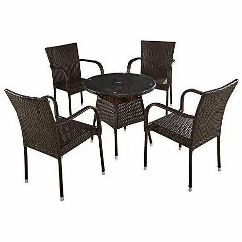 Wicker Table & Chair Set