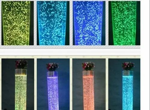 Bubble Glass Pillars