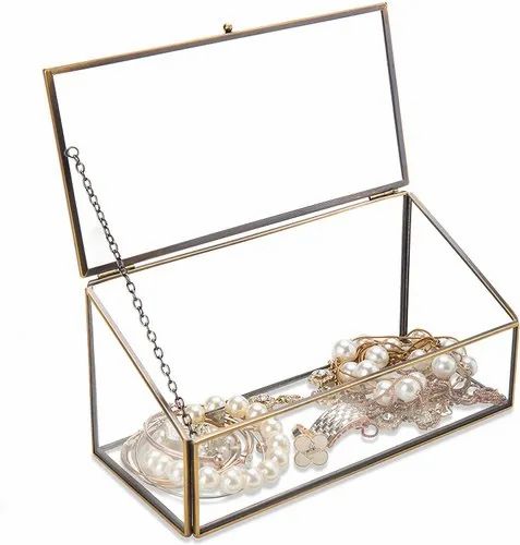 Glass Jewelry Box