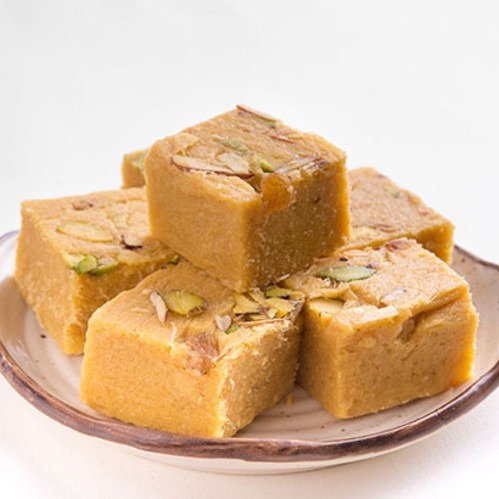 Orange Soan Papdi