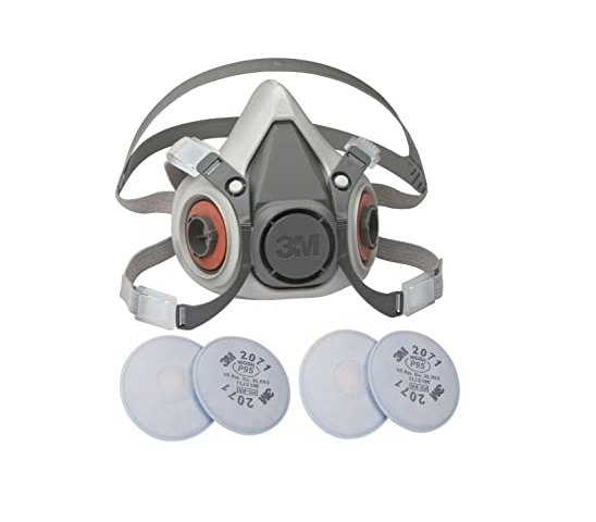 3M Half Face Reusable Respirator, 6100/07024 (AAD)