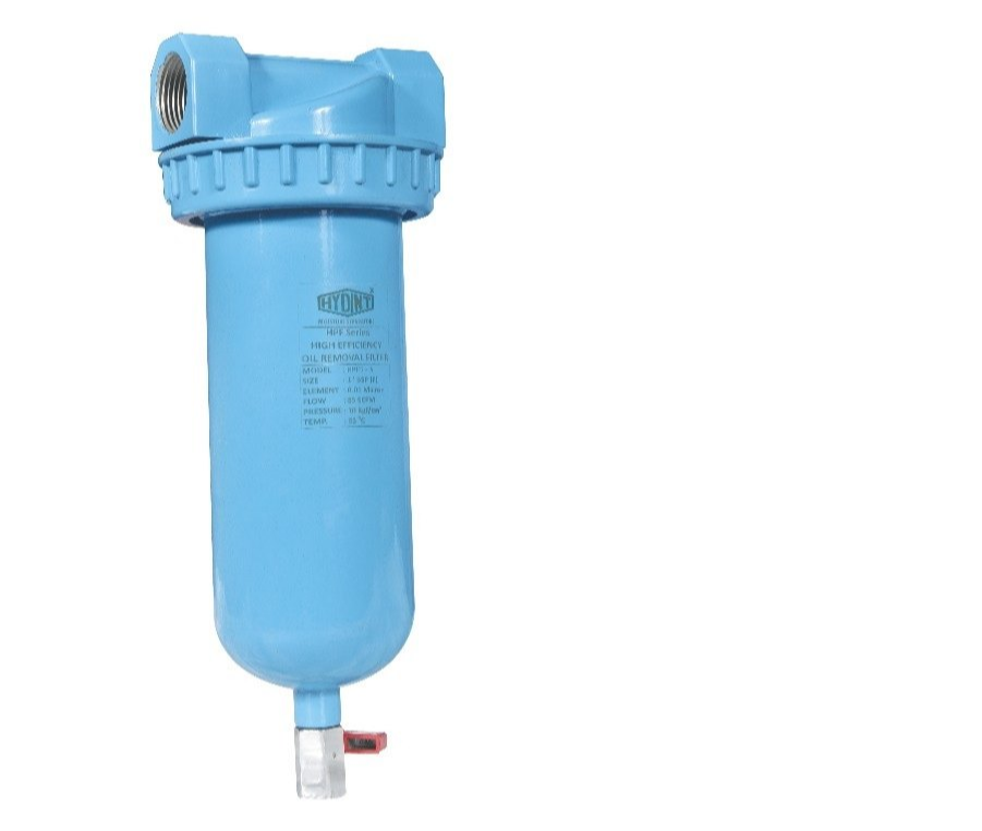 Hydint Highly Efficient Microfine Filter Screwed 1/2 21CFM Model: HPF5-0.4,