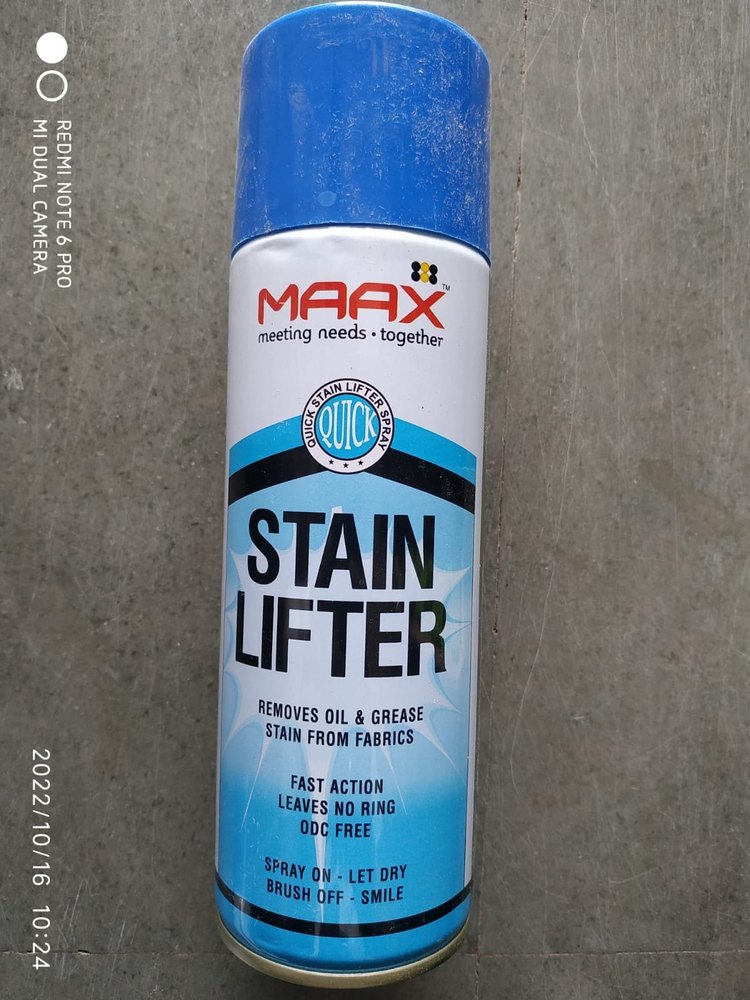 Liquid Detergents Maax Quick Stain Lifter, For Grease Oil Remover, Packaging Size: Bottel 500 Ml