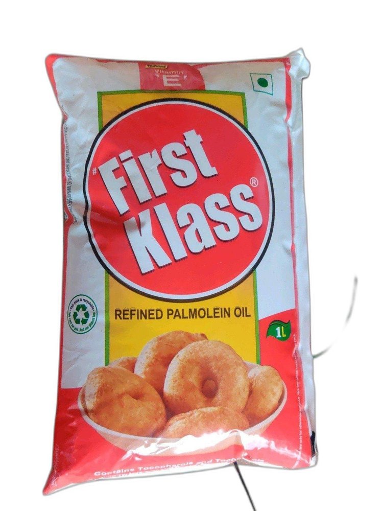 First Klass Refined Palmolein Oil, Packaging Size: 1L