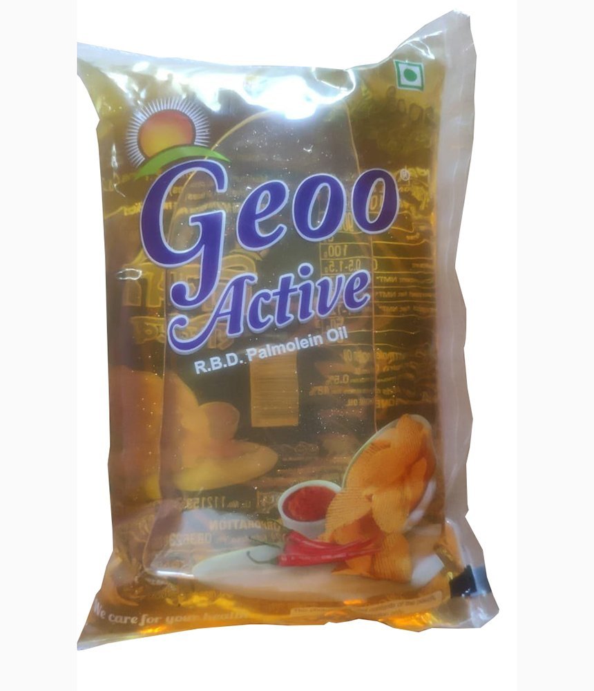 Mono Saturated Geoo Active R.B.D Palmolien Oil, Packaging Type: Pouched, Packaging Size: 1 litre