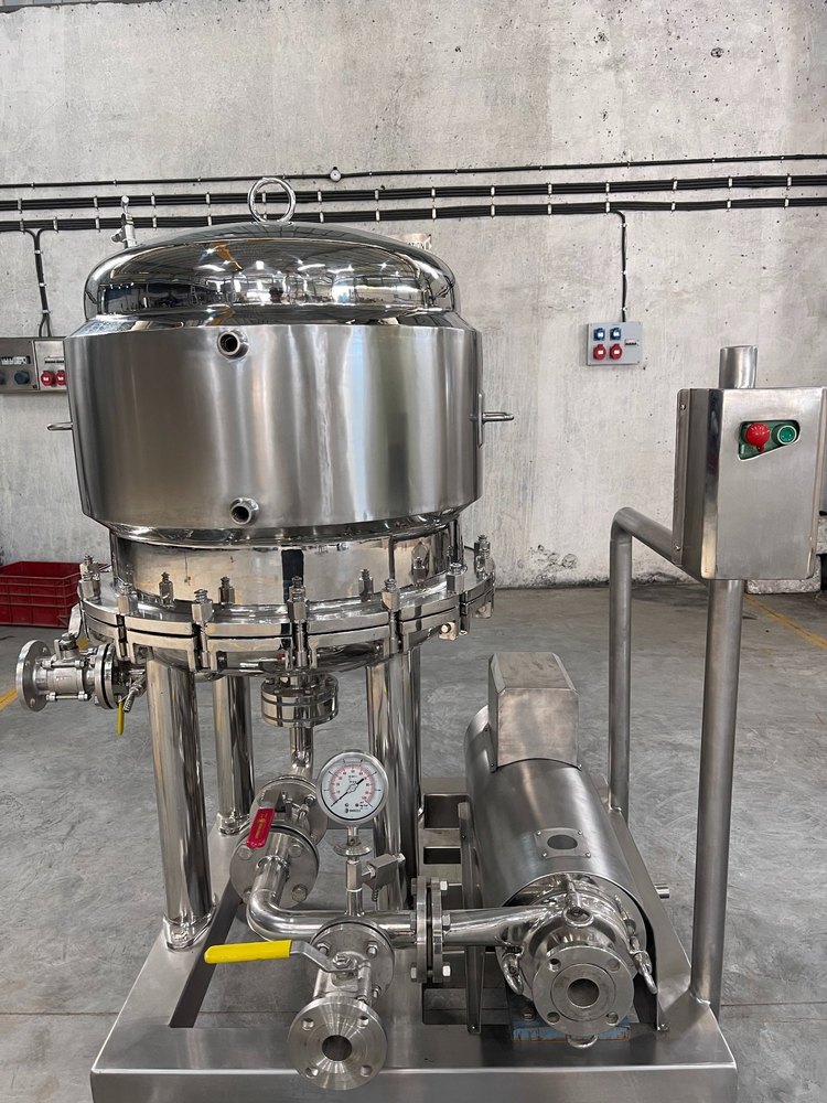 SS 316 Stainless Steel Sparkler Filter, Filtration Capacity: >3000 litres/hr, Automation Grade: Manual