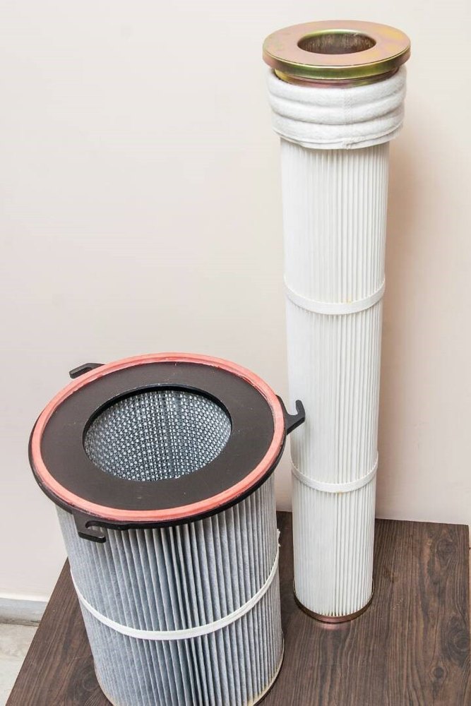 VAYUFIL Polyester Pleated Dust Collector Filter Cartridges, 0.3 Micron