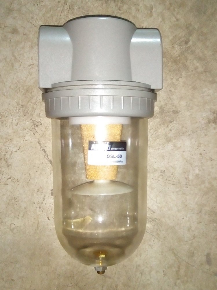 Sintered Bronze White 2 Akari Pneumatic Filter, For Industrial