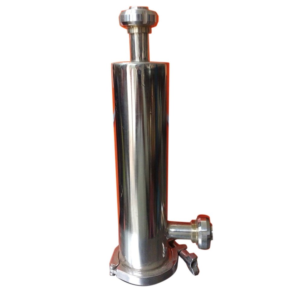 Jitani Silver Stainless Steel Milk Inline Filter, Material Grade: SS304, Diameter: 5inch
