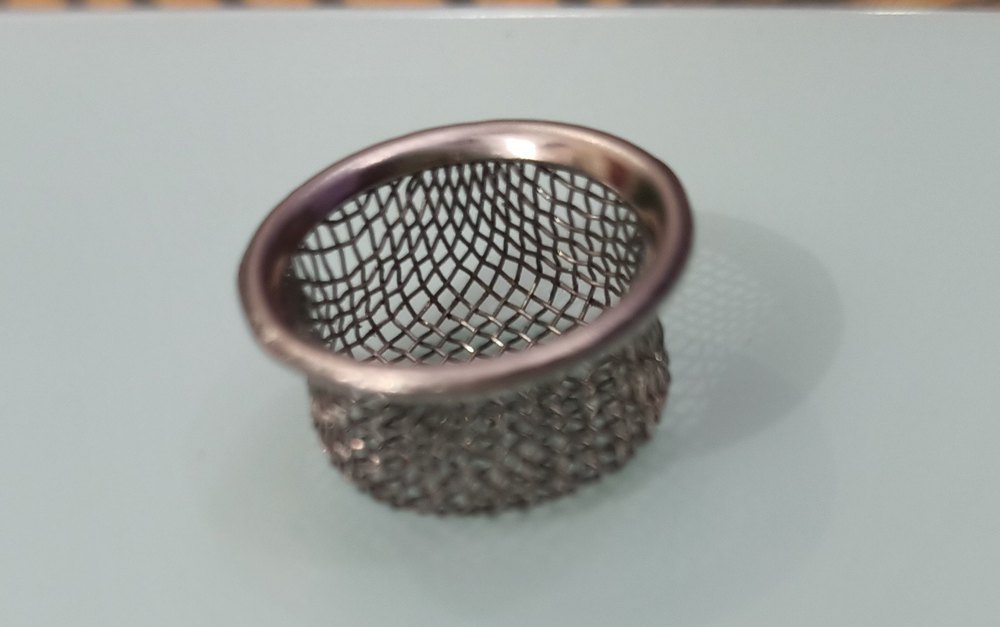 Round Crystal Pipe Screens 15 mm Metal Pipe Filters Pipe brass copper steel