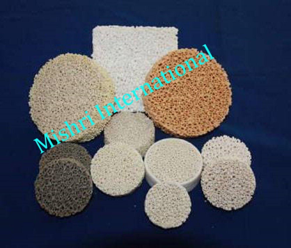 Ceramic Foam Round Filter