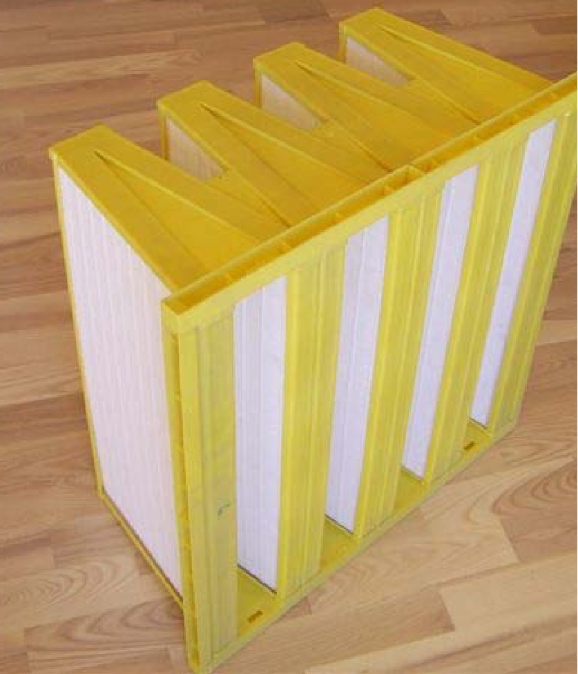 Plastic V Type Compact Filter, hepa filter, 592x592x292mm