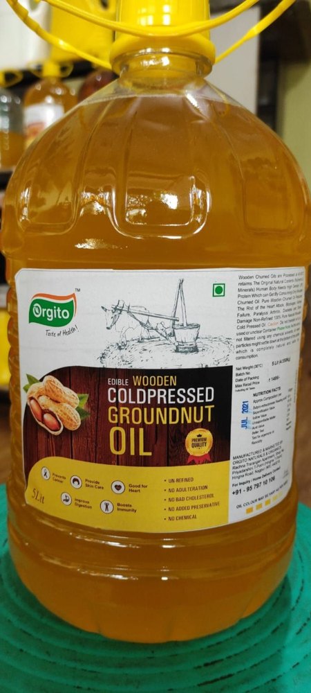 Cold Pressed Groundnut Oil