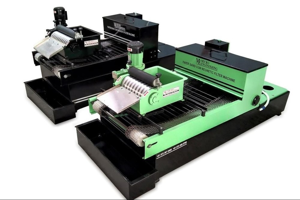 Paper Band Cum Magnetic Filter Machine for Industrial