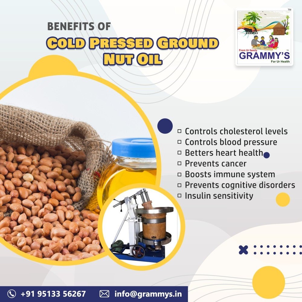 Liquid Mara Checku Ground Nut Oil, 15 kg