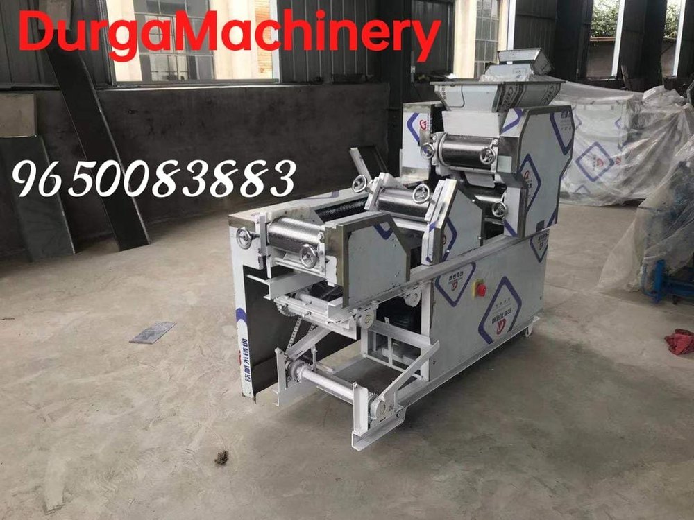 SS & MS Polished 10 Roller Noodle Making Machine, Capacity: 300 Kg/Hr, 500 Kg