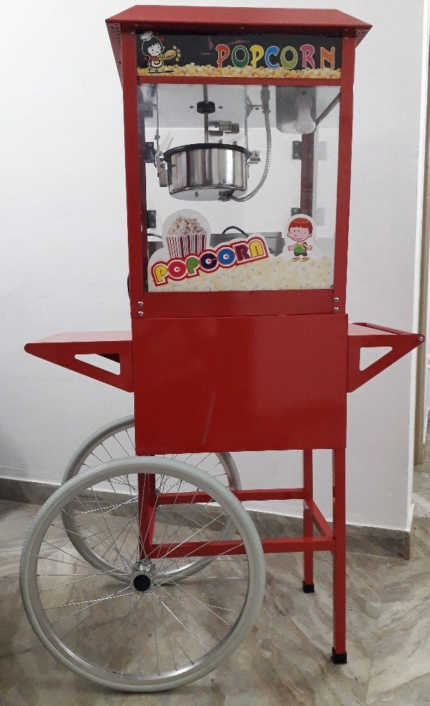 Mobile Popcorn Machine, For Commercial