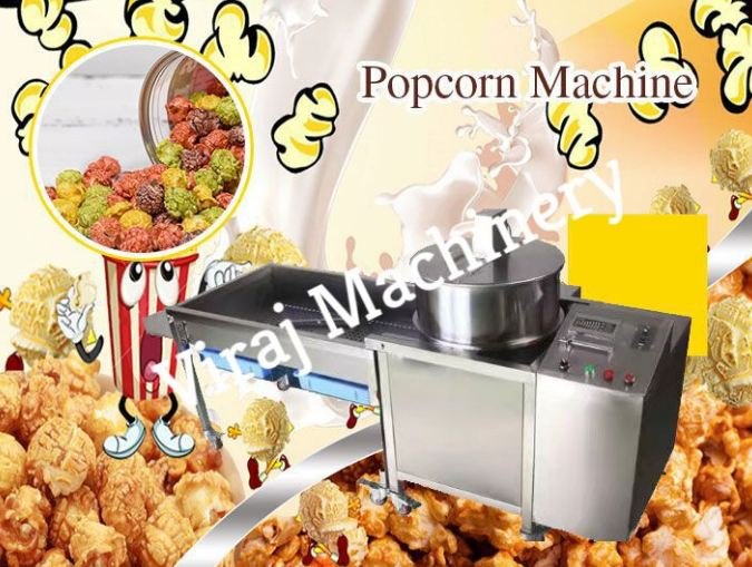 Electric Stainless Steel Industrial Pop Corn Machine