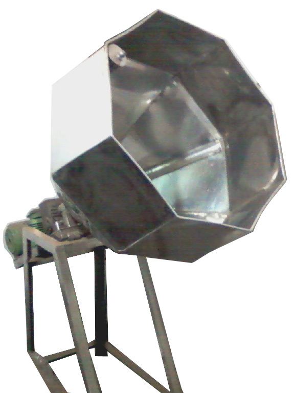 Stainless Steel Flavoring & Coating Machine, Capacity: 200KG