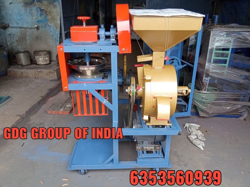 50 Hz Automatic Shevaiya + Atta Chakki Model - 3 HP, 30 Kg/Hrs, 110 MM