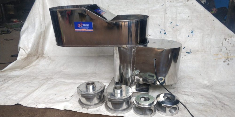 Stainless Steel 50-60 Hz Banana Chips Making Machine, For Industrial