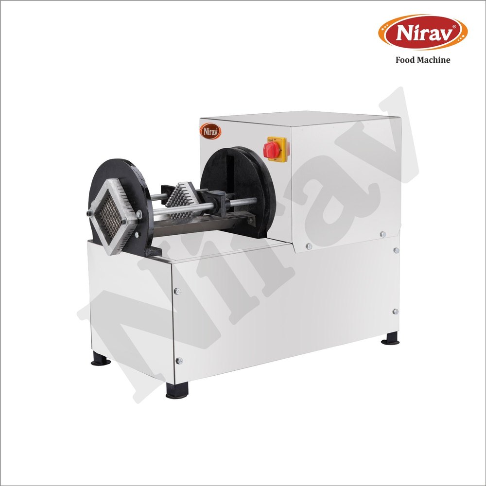 50HZ Stainless Steel Automatic Finger Chips Machine, For Commercial, Capacity: 100kg/Hr