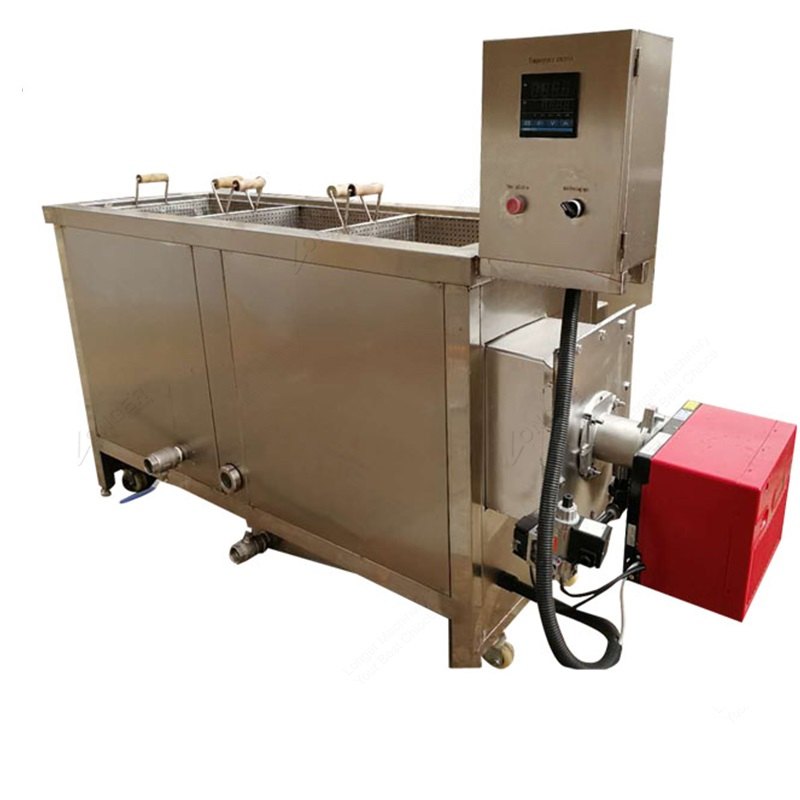 Fryer Rectangular Potato Chips Frying Machine, For Industrial, 1 Hp