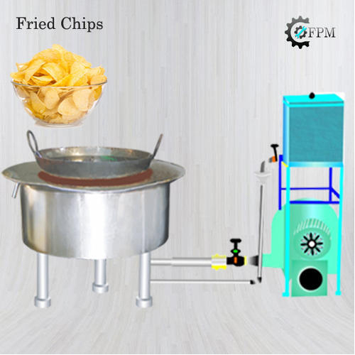 Potato Fryer Machine, Capacity: 20-25 Kg/Hr