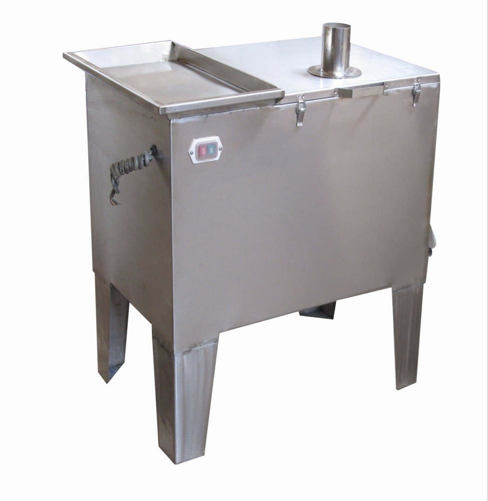 50Hz Stainless Steel Potato Chips Fryer, For Industrial, Capacity: 100 Kg/Hour
